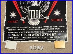 Ramones Beat On Cancer concert original 2004 poster Blondie, The Strokes, more