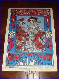 Rare 1966 GRATEFUL DEAD Avalon Ballroom Concert POSTER FD26-4 NMINT Condition