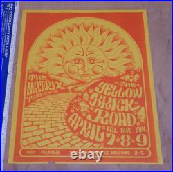 Rare 1967 The Yellow Brick Road At The Matrix In Sf Concert Handbill