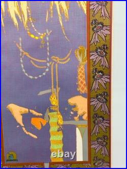 Rare 1975 Anaheim Tower Records Concert Promo Poster Art Nouveau Rock Music Vint