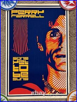 Rare! 2001 Perry Farrell / Jane's Addiction CONCERT TOUR POSTER SIGNED Coachella