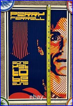 Rare! 2001 Perry Farrell / Jane's Addiction CONCERT TOUR POSTER SIGNED Coachella