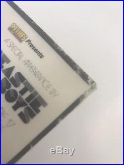 Rare 2004 Beastie Boys Washington DC Concert Poster Ticket Nightclub 930 11x17