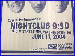 Rare 2004 Beastie Boys Washington DC Concert Poster Ticket Nightclub 930 11x17