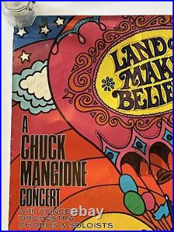 Rare Chuck Mangione Land of Make Believe POSSIBLY Hand Signed Concert Poster