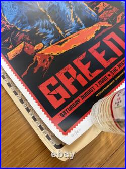 Rare Green Day Concert Poster 18x27 Screen Print Limited 400 Original 2009