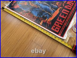 Rare Green Day Concert Poster 18x27 Screen Print Limited 400 Original 2009