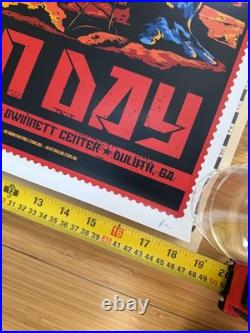 Rare Green Day Concert Poster 18x27 Screen Print Limited 400 Original 2009