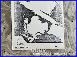 Rare J. J. Cale Turtle Island Small Poster Concert $8 Fee 8 1/2 X 14