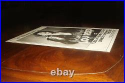 Rare LOU REED Berkeley, CA 1976 CONCERT POSTER SIGNED by RANDY TUTEN Mint Cond