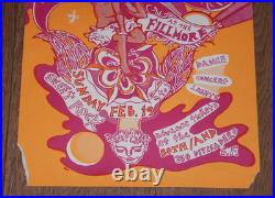 Rare, Original 1967 The Emancipation Of Hugh Masekela Fillmore Concert Poster