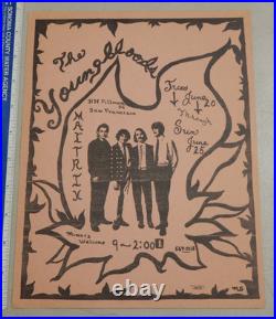 Rare Original 1967 The Youngbloods At The Matrix In Sf Concert Handbill