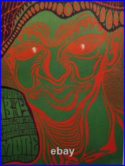 Rare Original Grateful Dead and The Doors 1967 Concert Poster