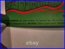 Rare Original Grateful Dead and The Doors 1967 Concert Poster