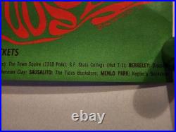 Rare Original Grateful Dead and The Doors 1967 Concert Poster