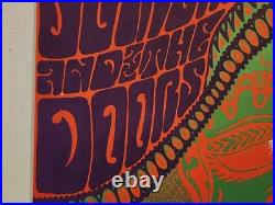 Rare Original Grateful Dead and The Doors 1967 Concert Poster