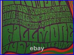 Rare Original Grateful Dead and The Doors 1967 Concert Poster