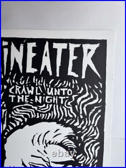 Rare Original I Braineater Concert Poster Pender Vancouver Canada 1990s