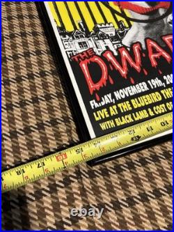Rare The Dwarves Concert Promo Poster #129/151. Beautifully Framed