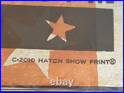 Rare! WILLIE NELSON Concert Poster Hatch Show Print 2010 Corpus Christi TX #/75 Rare! WILLIE NELSON Concert Poster Hatch Show Print 2010 Corpus Christi TX #/75