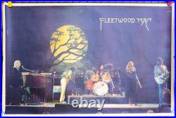 Rare classic rock poster FLEETWOOD MAC CONCERT live on stage 1970s Stevie Nicks