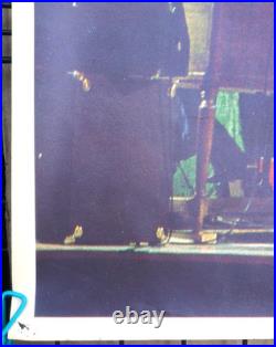 Rare classic rock poster FLEETWOOD MAC CONCERT live on stage 1970s Stevie Nicks