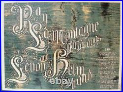 Ray Lamontagne Levon Helm 2010 Tour Concert Poster Silkscreen Original