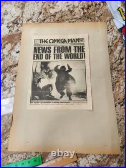 Really Cool Orig. Handmade Van Morrison Concert Sign Poster 1973 Lenox Inn MA