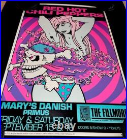 Red Hot Chili Peppers Primus Frank Kozik SIGNED Concert Poster Fillmore SF 1989 Red Hot Chili Peppers Primus Frank Kozik SIGNED Concert Poster Fillmore SF 1989