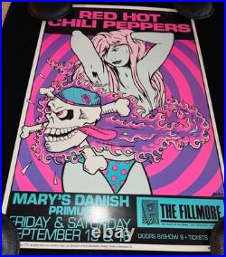 Red Hot Chili Peppers Primus Frank Kozik SIGNED Concert Poster Fillmore SF 1989 Red Hot Chili Peppers Primus Frank Kozik SIGNED Concert Poster Fillmore SF 1989