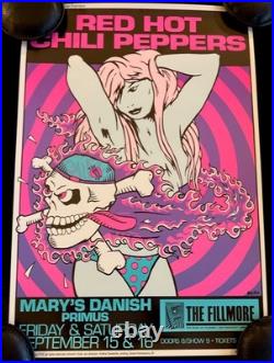 Red Hot Chili Peppers Primus Frank Kozik SIGNED Concert Poster Fillmore SF 1989 Red Hot Chili Peppers Primus Frank Kozik SIGNED Concert Poster Fillmore SF 1989