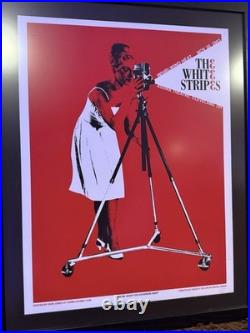 Rob Jones 2003 THE WHITE STRIPES Cleveland, OH S/N Concert Poster 148/150