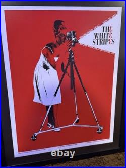 Rob Jones 2003 THE WHITE STRIPES Cleveland, OH S/N Concert Poster 148/150