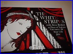 Rob Jones White Stripes Vancouver 2003 concert poster Jack White RARE