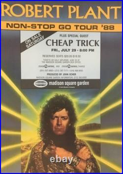 Robert Plant Non Stop Go Tour 1988 Original Concert Poster