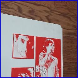 Rolling Stones 1982 Original European Tour Concert Poster Super Rare. Pre-owned
