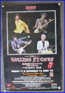 Rolling Stones Bridges To Babylon 1998 Original Concert Poster