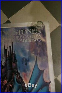 Rolling Stones Cardiff concert poster