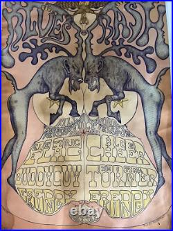 Rough But Rare 1968 S. F. Fillmore/original 14x21 Concert Poster /ike&tina Turner