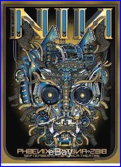 SIGNED Nine Inch Nails PHOENIX AZ SEPT 13th 2018 AP Concert Print Poster NiN