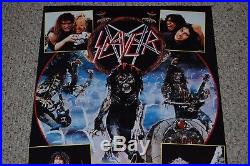 SLAYER Live Undead Concert Collage Poster 1985 Thrash Kerry King