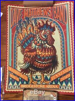 SOLD OUT- DAVE MATTHEWS BAND 2019 Show Print Nashville Concert Tour Poster DMB
