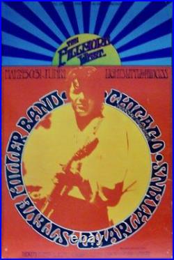 STEVE MILLER BAND BG 175 FILLMORE concert poster 1968 RANDY TUTEN BILL GRAHAM