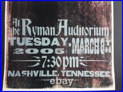 STYX 2005 Hatch Show Print NASHVILLE RYMAN CONCERT POSTER