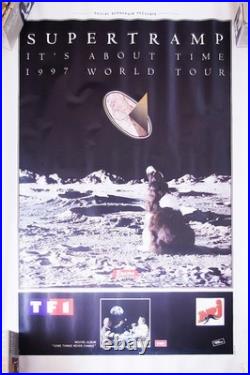 SUPERTRAMP? ABOUT TIME CONCERT 1997 French Vintage Music Poster Original