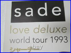 Sade Love Deluxe 1996 Japan Tour Promo Poster for Extra Date Tokyo Concert Adu