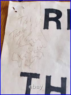 Sattalites Signed Concert Poster-Bruce Robinson, Jo Jo Bennett Rare Reggae