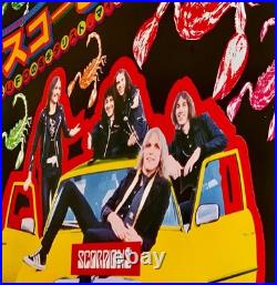 Scorpions Japan Tour 1979 Poster Ultra-rare 1979 Japanese Concert Poster