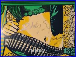 Scorpions Signed Concert Poster Coa Included Overall Size 11 X 17 Inches