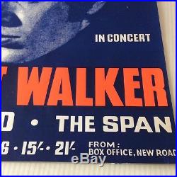 Scott Walker, Original Sixties Concert Poster